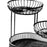 Crofta 3 Tier Fruit Basket Fruit Bowl Fruits Stand Holder for Potato Storage Veggie Black