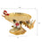 Crofta Fruit Bowl Retro Dessert Display Plate for Household Coffee Table Restaurant with Butterfly