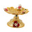 Crofta Fruit Bowl Retro Dessert Display Plate for Household Coffee Table Restaurant 3 flowers