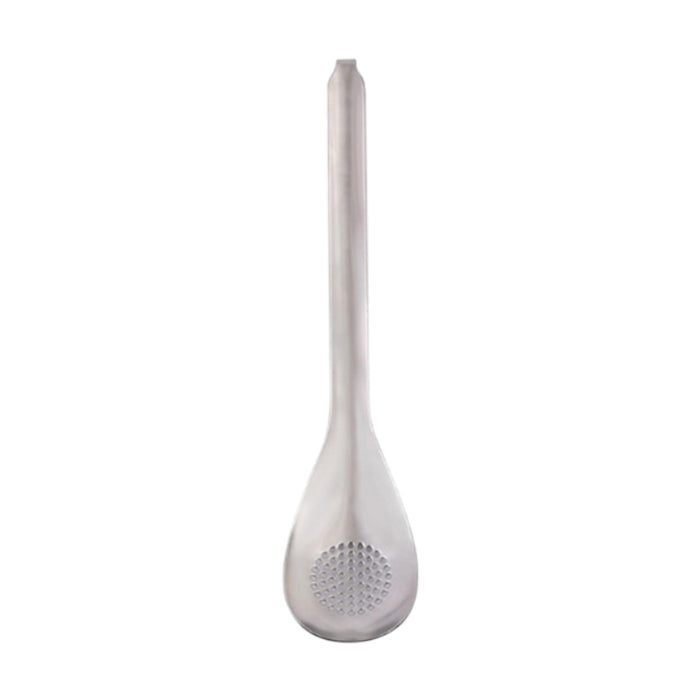 Crofta Stainless Steel Slotted Spoon Easy Clean Sturdy Serving Spoon for Restaurant