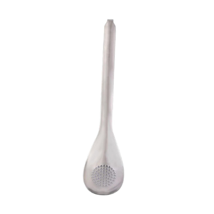 Crofta Stainless Steel Slotted Spoon Easy Clean Sturdy Serving Spoon for Restaurant