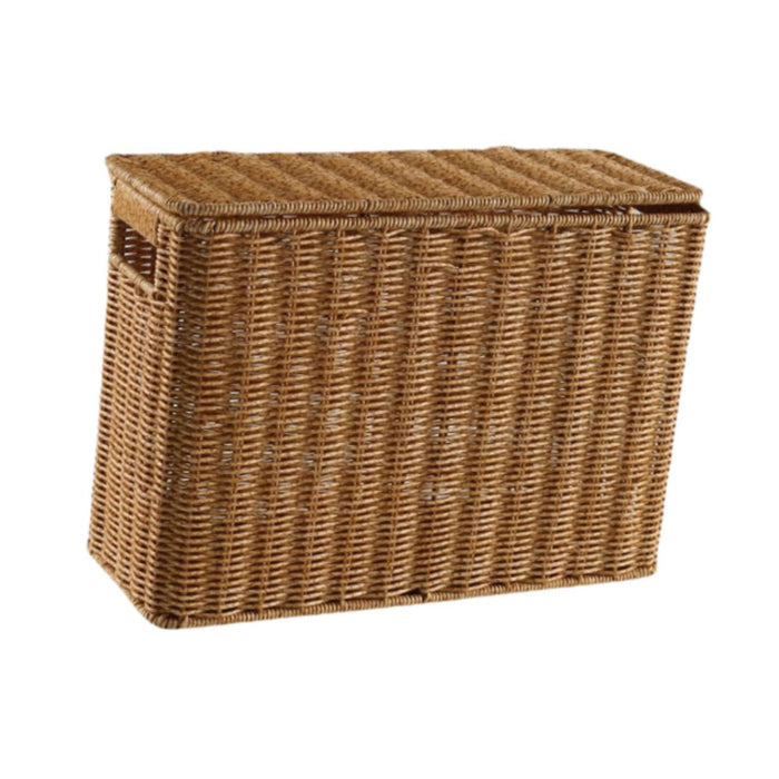 Crofta Magazine Basket Storage Bins Narrow Basket Bin for Bathroom Clothing Kitchen S