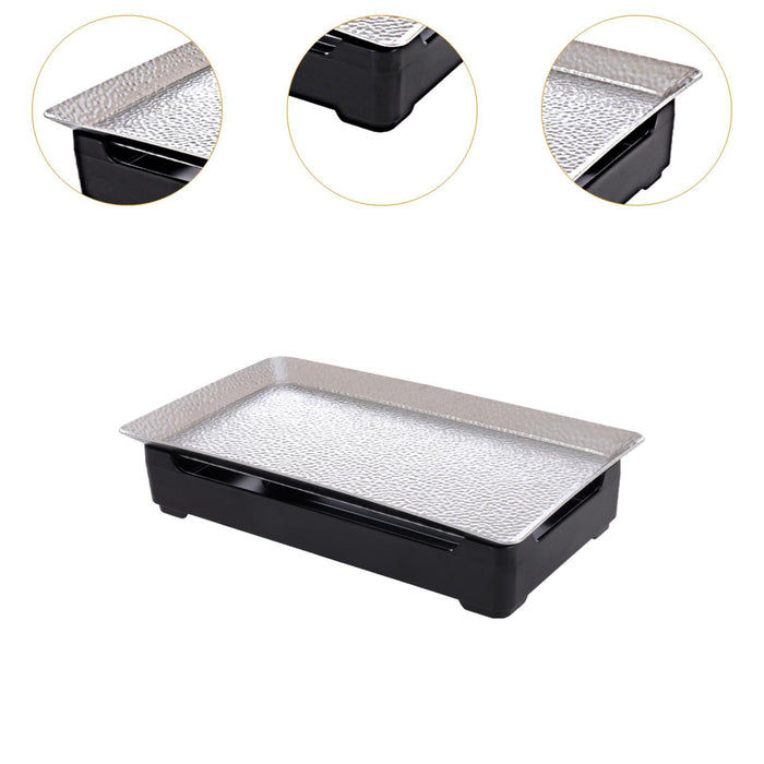 Crofta Japanese Barbecue Grill Steak Pan Tabletop Grill for Wedding Catering Dining 28cmx16cm