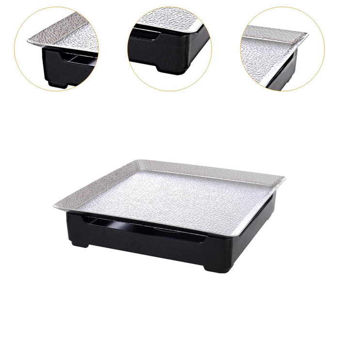 Crofta Japanese Barbecue Grill Steak Pan Tabletop Grill for Wedding Catering Dining 22cmx22cm