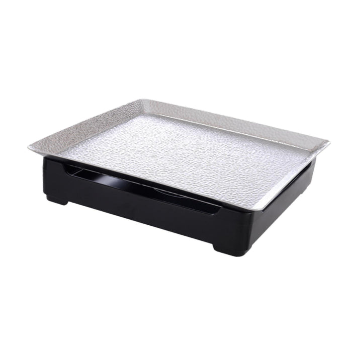 Crofta Japanese Barbecue Grill Steak Pan Tabletop Grill for Wedding Catering Dining 25.5cmx25.5cm