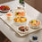 Crofta Electric Warming Tray Folding Food Warmer Plate for Catering Dinners Buffets cream white