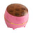 Crofta Rice Container Divided Storage Food Storage Container for Grain Cereal Flour pink