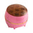 Crofta Rice Container Divided Storage Food Storage Container for Grain Cereal Flour pink