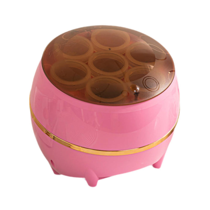 Crofta Rice Container Divided Storage Food Storage Container for Grain Cereal Flour pink