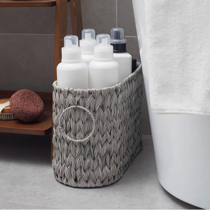 Crofta Toilet Paper Basket Toilet Paper Holder for Bathroom Toilet Tank Top Bedroom