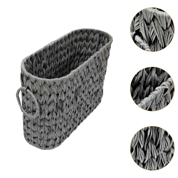 Crofta Toilet Paper Basket Toilet Paper Holder for Bathroom Toilet Tank Top Bedroom