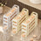 Crofta Egg Holder for Fridge Rolling Eggs Dispenser for Refrigerator Pantry Counter Beige