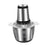 Crofta Veggie Chopper Stainless Steel Bowl Garlic Blender for Baby Food Fish Garlic 3L