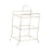 Crofta Kitchen Storage Shelf Freestanding Stainless Steel Kitchen Counter Rack Gold 3 Tier 27.5x17x32cm