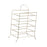 Crofta Kitchen Storage Shelf Freestanding Stainless Steel Kitchen Counter Rack Gold 5 Tier 27.5x17x32cm