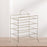 Crofta Kitchen Storage Shelf Freestanding Stainless Steel Kitchen Counter Rack Gold 5 Tier 31x18x32cm