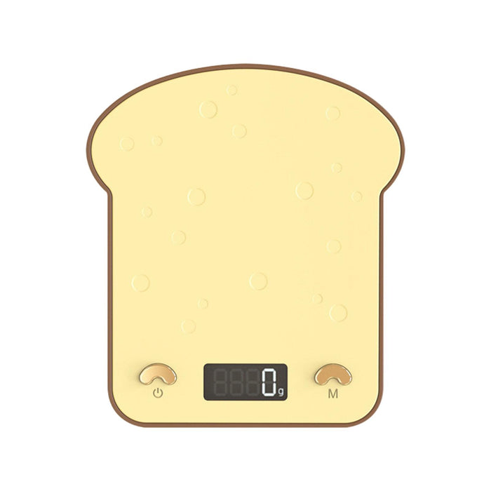 Crofta Creative Toast Shaped Bread Scale Kitchen Scale for Bakery Household Kitchen