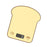 Crofta Creative Toast Shaped Bread Scale Kitchen Scale for Bakery Household Kitchen