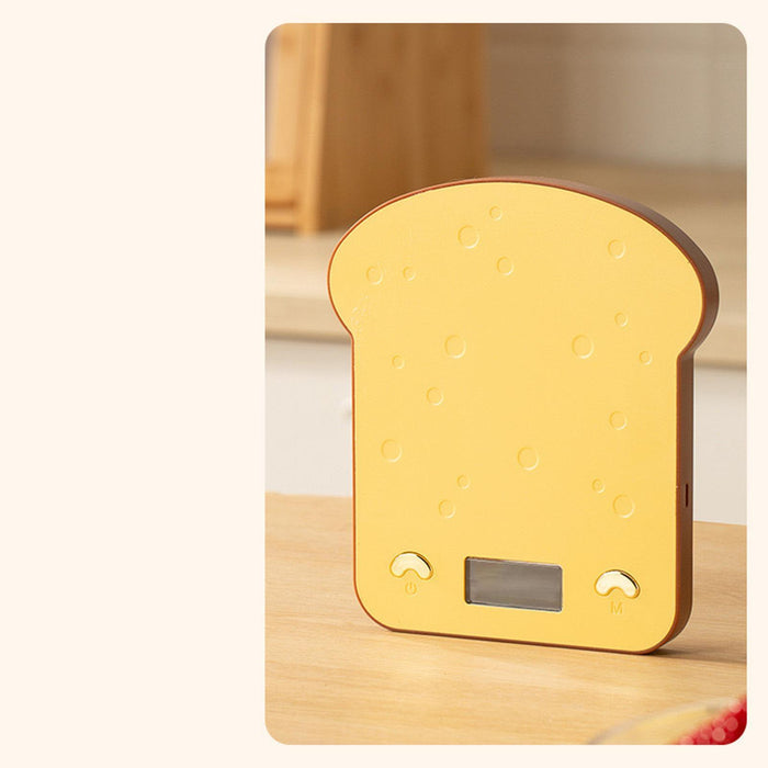 Crofta Creative Toast Shaped Bread Scale Kitchen Scale for Bakery Household Kitchen