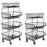 Crofta Fruit Basket for Kitchen with Wheel Multi Tier Storage Container for Pantry 3 layers