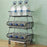 Crofta Fruit Basket for Kitchen with Wheel Multi Tier Storage Container for Pantry 3 layers