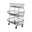 Crofta Fruit Basket for Kitchen with Wheel Multi Tier Storage Container for Pantry 3 layers