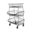 Crofta Fruit Basket for Kitchen with Wheel Multi Tier Storage Container for Pantry 3 layers