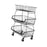 Crofta Fruit Basket for Kitchen with Wheel Multi Tier Storage Container for Pantry 3 layers