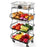 Crofta Fruit Basket for Kitchen with Wheel Multi Tier Storage Container for Pantry 4 layers