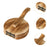 Crofta Wooden Tortilla Press Maker Kitchen Gadgets for Dumpling Skin Pizza Biscuits