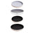 Crofta Rotatable Spice Rack Anti Slip Turntable Organizer for Kitchen Fridge Pantry gray 25cm