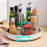 Crofta Rotatable Spice Rack Anti Slip Turntable Organizer for Kitchen Fridge Pantry gray  30cm