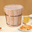 Crofta Wooden Rice Steamer Rice Storage Container for Dumpling Restaurant Household Medium