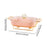 Crofta Buffet Dish Tray Chafer Clear Lid Casserole Dish for Holidays Picnic Parties pink