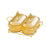 Crofta Dried Fruit Tray Nordic Divided Serving Dishes for Dining Room Party Wedding Gold M