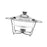 Crofta Chafing Dish for Buffet 2L Chafers for Catering for Chafing Dinners Catering Argent