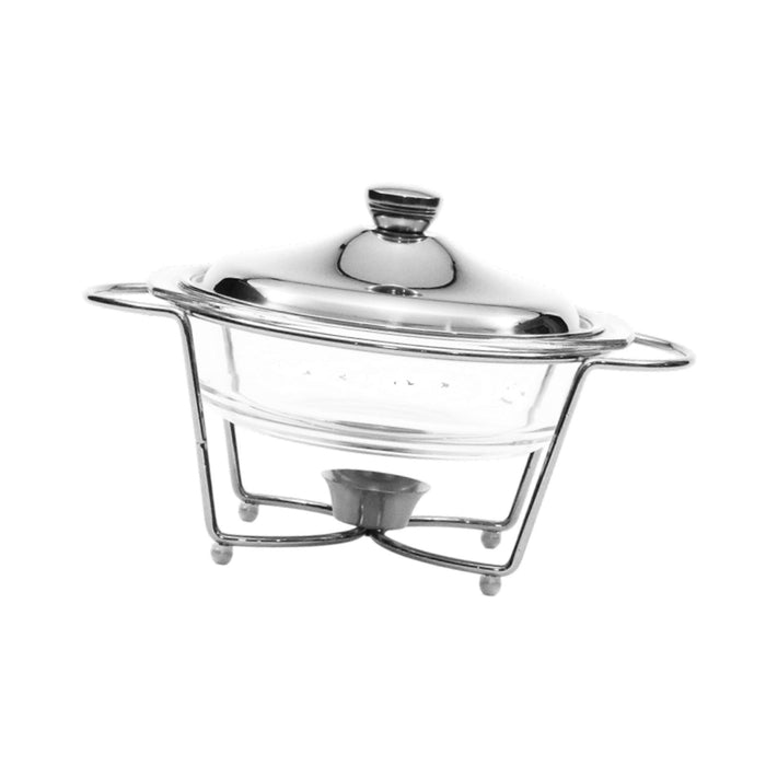 Crofta Chafing Dish for Buffet 2L Chafers for Catering for Chafing Dinners Catering Argent