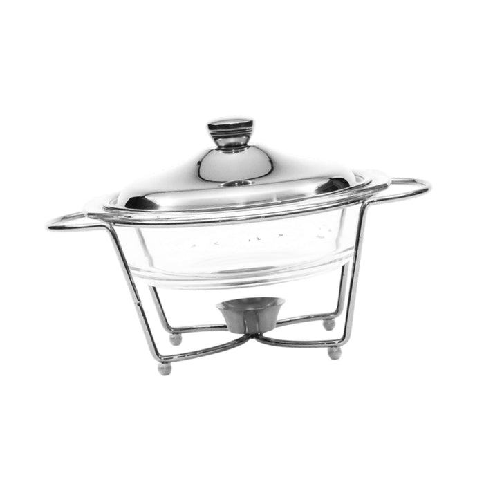 Crofta Chafing Dish for Buffet 2L Chafers for Catering for Chafing Dinners Catering Argent