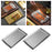 Crofta Stainless Steel Serving Platter Vanity Organizer Tray for BBQ Parties Buffet 32x16cm