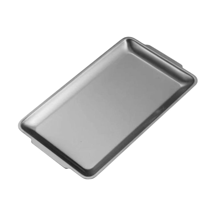 Crofta Stainless Steel Serving Platter Vanity Organizer Tray for BBQ Parties Buffet 32x16cm