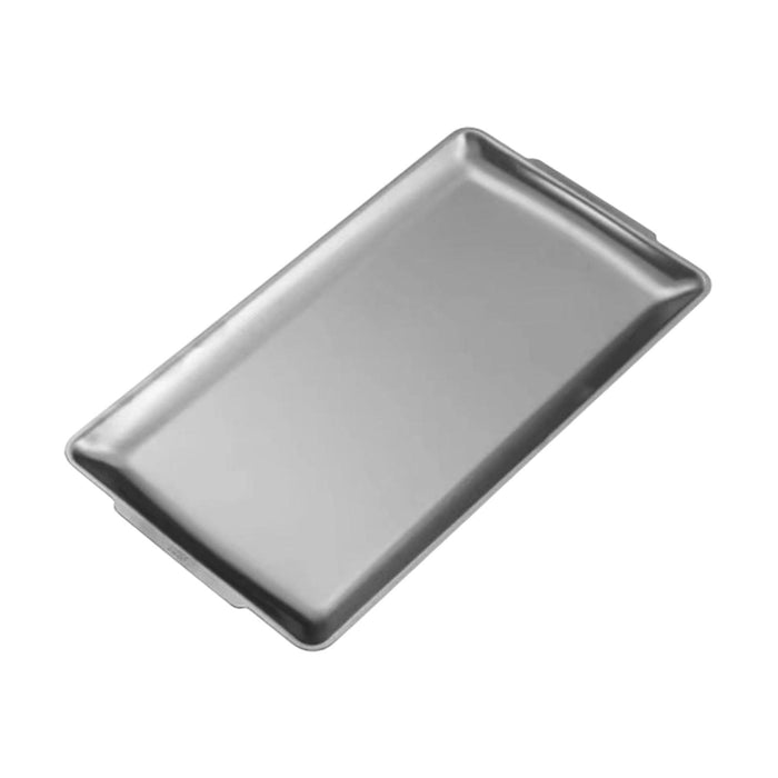 Crofta Stainless Steel Serving Platter Vanity Organizer Tray for BBQ Parties Buffet 36x20cm