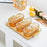 Crofta Dried Fruit Plate Snack Container Divided Serving Dishes for Wedding Cookies orange