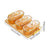 Crofta Dried Fruit Plate Snack Container Divided Serving Dishes for Wedding Cookies orange