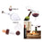 Crofta Wine Aerator Pourer in Bottle Red Wine Decanter for Birthday Gathering Party Style A