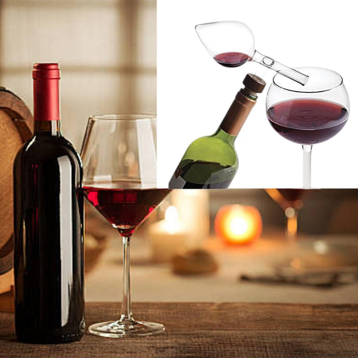 Crofta Wine Aerator Pourer in Bottle Red Wine Decanter for Birthday Gathering Party Style A