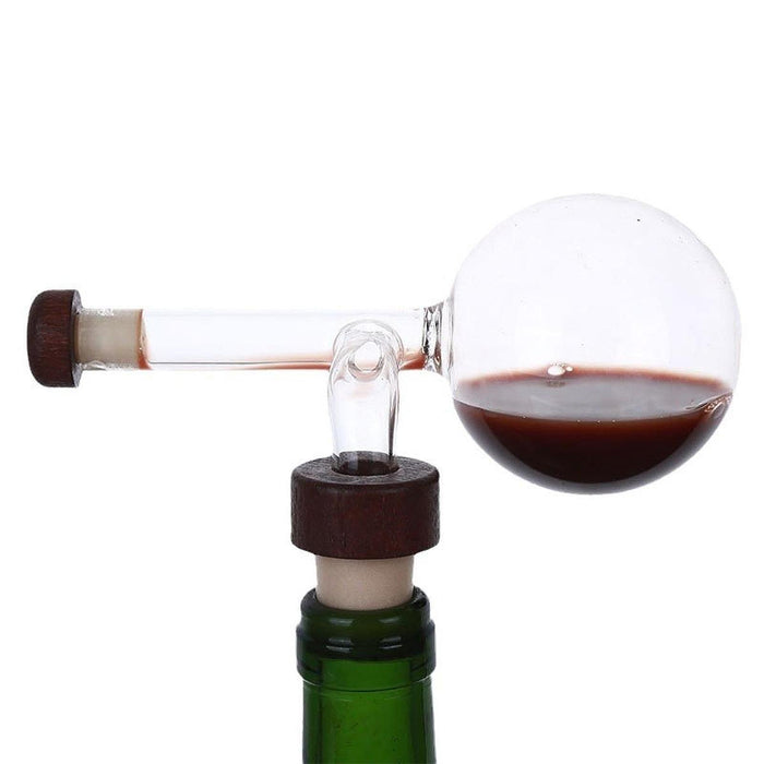 Crofta Wine Aerator Pourer in Bottle Red Wine Decanter for Birthday Gathering Party Style B