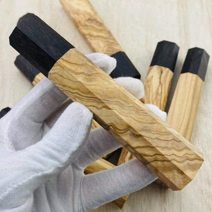 Crofta Kitchen Knife Handle Making Accessories Wooden Repairing Kitchen Cutter Grip Type A