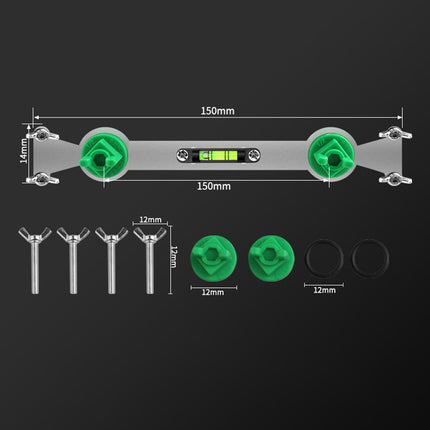 Crofta Faucet Leveling Device Multifunction Waterproof Easy to Adjust Angled Wrench