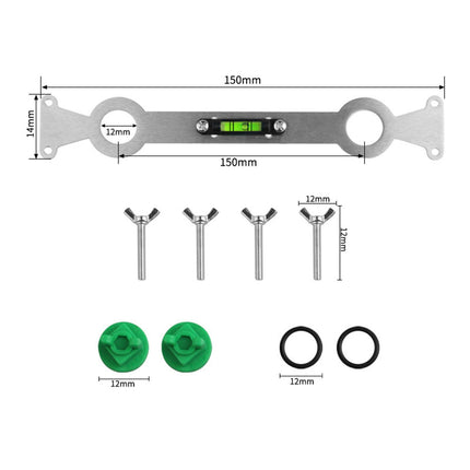 Crofta Faucet Leveling Device Multifunction Waterproof Easy to Adjust Angled Wrench