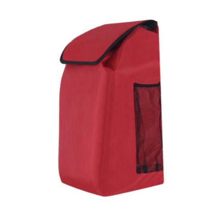 Crofta Shopping Cart Bag Large Capacity Portable Waterproof Trolley Replacement Bag red